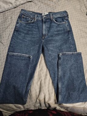 Agolde Merrel Mid-Rise Straight Jeans
